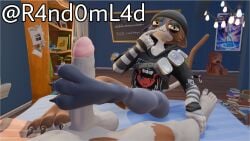3d 3d_(artwork) blender blender_(software) brother brother_and_sister cat epic_games feet foot_fetish footjob fortnite incest looking_at_viewer meow_skulls meow_skulls_(fortnite) meowscles meowscles_(fortnite) paw_job pawjob paws r4nd0m_l4d self_upload sibling siblings sister twitter_link