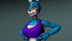 16:9 2019 3d android animated animatronic anthro big_breasts black_nose blue_body bonnie_(fnaf) bouncing_breasts bra_lift breasts breasts_out breasts_out_of_clothes cheeks clothed clothing dressing exposed_breasts exposed_nipples eyeshadow female five_nights_at_freddy's five_nights_at_freddy's_2 flashing freckles gif green_eyes grey_areola grey_nipples half-closed_eyes lagomorph leporid living_machine long_ears looking_at_breasts looking_at_viewer looking_down loop mammal nipples nobody3 partially_clothed partially_clothed_female pink_eyeshadow purple_tank_top rabbit red_cheeks robot seductive_eyes seductive_look self_exposure short_playtime simple_background smile smiling_at_viewer solo source_filmmaker tank_top tank_top_lift toy_bonnie_(fnaf) two_tone_body undressing video video_games white_body white_breasts widescreen