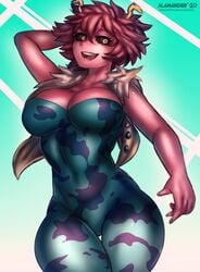mina ashido from my hero academia by alamanderarts