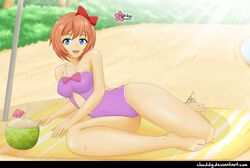 sayori (doki doki literature club) from doki doki literature club by clouddg