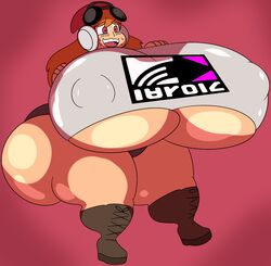 1girls 2019 beanie big_hips breasts female gigantic_ass gigantic_breasts glitch_productions headphones hips huge_ass huge_breasts human_meggy hyper hyper_ass hyper_breasts large_ass large_breasts meggy_spletzer mrpr1993 nervous_smile nipple_bulge orange_hair smg4 sweating thick_thighs thighs underboob youtube