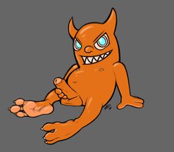 demon erection feet hands male_only orange_skin ownage_pranks penis