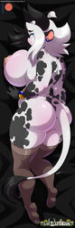 2020 alejandra_coldthorn anthro ass big_breasts big_butt black_body black_fur blue_eyes bovid bovine bracelet breasts cattle chalo clothing cowgirl curvy_figure dakimakura_design ear_piercing eyewear female fingers fur genitals glasses hair hi_res holstein_friesian_cattle horn huge_breasts jewelry las_lindas legwear looking_at_viewer looking_back lying mammal mostly_nude multicolored_body multicolored_hair nipples on_front patreon piercing pussy signature slightly_chubby solo stockings text thick_thighs thigh_highs thighhighs two_tone_body two_tone_hair url voluptuous webcomic white_body white_fur