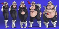 bbw belly big_belly black_cat_(marvel) fat felicia_hardy female marvel obese sequence spider-man spider-man_(series) vitlut2 weight_gain