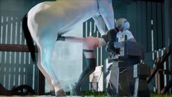 3d anal anal_grip anal_penetration anal_sex animal_genitalia animated anus ass blender female grass high_heels holding_on hooves horse horsecock huge_cock male medium_hair mounted nature nier nier:_automata no_sound outside penetration penis perky_breasts sex silver_hair size_difference small_breasts smaller_female stallion stomach_bulge straight swinging_balls thebartender thigh_boots thigh_high_boots thighhighs thighhighs_under_boots video yorha_2b zoophilia