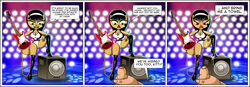 cumshot human human_on_anthro kitty_katswell male_human/female_anthro male_on_anthro masturbation partial_male sandybelldf speech_bubble stage t.u.f.f._puppy text