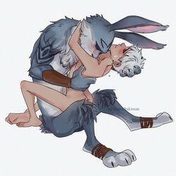 2020 anthro anthro_penetrating anthro_penetrating_human ass bunnymund chakichakiman dreamworks duo easter easter_bunny easter_bunny_(rise_of_the_guardians) feet fur gay grey_body grey_fur grey_hair hair hi_res holidays human human_on_anthro human_penetrated humanoid_feet interspecies jack_frost jack_frost_(rise_of_the_guardians) lagomorph leporid male male/male male_on_anthro male_on_human male_only male_penetrated male_penetrating male_penetrating_male mammal mastery_position nude paramount_pictures penetration rabbit rise_of_the_guardians sex simple_background soles white_background yaoi