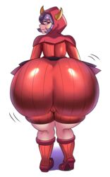 1girls ass big_ass boots bottom_heavy bubble_butt cameltoe clothed clothed_female courtney_(pokemon) dat_ass eye_contact fat_ass favorite female female_only hood horns huge_ass human large_ass looking_at_viewer looking_back massive_ass nintendo pokemon pokemon_oras purple_eyes purple_hair round_ass short_hair standing team_magma thick_thighs thighs tight_clothing white_background ytrall