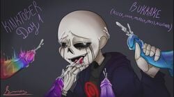 alternate_universe animated_skeleton artist_signature bukkake color_sans colortale dreamtale dreamtale_(undertale_fanfiction) dust_sans dusttale ectopenis fan_character killer_sans killertale killtale kinktober murder_sans nightmare_sans othertale page_1 penis rainbow_penis sans sans_au sanscest sinner0w0 skeleton undertale undertale_au undertale_fanfiction xtale