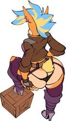 1girls 2020 activision anthro ass bandicoot big_ass big_butt bigdad blonde_hair clothed clothing crash_(series) crash_bandicoot_(series) female female_focus female_only fur furry furry_only hand_on_ass hand_on_own_ass high-angle_view holding_ass holding_cheek holding_own_ass holding_own_cheek marsupial marsupial_humanoid mohawk pirate_tawna solo tail tawna_bandicoot tawna_bandicoot_(crash_4) thick_thighs thighs wide_hips