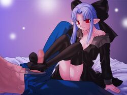 footjob kagetsu_tohya len len_(tsukihime) melty_blood tagme tohno_shiki tsukihime type-moon