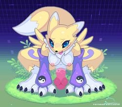 animated anthro camotli dainapp digimon dildo female female_only fluids framerate_edit furry grass happy looking_at_viewer looking_pleasured mouth_open mp4 no_sound pink_nipples pussy_ejaculation renamon sex_toy smile source_request tagme third-party_edit tongue_out vaginal_insertion vaginal_penetration video