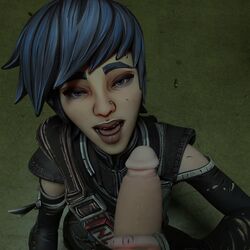 1boy 1boy1girl 1girls 3d animated ava_(borderlands) blender blender_(software) blowjob blue_eyes blue_hair borderlands borderlands_3 clothed clothed_female clothed_female_nude_male clothing cum deepthroat eye_contact faceless_male fellatio female fully_clothed gloves handjob human irrumatio light-skinned_female light-skinned_male light_skin long_video looking_at_viewer male male_pov manual no_sound nose_piercing oral oral_penetration oral_sex penis pov short_hair straight video zynotheum