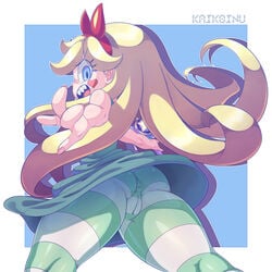 1girls 2d anus anus_outline artist_name ass big_ass blonde_female blonde_hair blue_eyes cameltoe clothing clothing_skin curvy disney disney_channel disney_xd female female_only female_protagonist fully_clothed hair hair_ornament heart kaikoinu light-skinned_female light_skin long_hair looking_at_viewer looking_back open_mouth pale-skinned_female pale_skin pantyhose pussy sharp_teeth skirt solo standing star_butterfly star_vs_the_forces_of_evil straight_hair striped_legwear teeth tight_clothing tongue triangular_anus upper_teeth wand watermark white_female