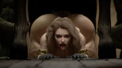 1animal 1girls 3d 4k absurdres all_fours amazon_(dragon's_crown) ass big_dom_small_sub blender breeding_mount breeding_slave defeated defeated_heroine dragon's_crown drooling female female_on_feral feral from_behind fucked_silly highres horny horse horsecock huge_ass huge_cock hyper_hips icedev larger_feral larger_male looking_at_viewer male mounted penis saliva saliva_string size_difference submissive_female tongue tongue_out top-down_bottom-up wide_hips zoophilia