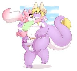 anthro behemuffin big_balls big_hands big_penis blonde_hair edit furry gengar hair king_the_gengar_(character) male mega_gengar monster nipples overweight overweight_male penis pokemon pokemon_rgby purple_body purple_skin slightly_chubby tagme white_body white_skin xingscourge yellow_eyes