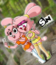 anais_watterson chowder chowder_(series) high_heels panini sandybelldf the_amazing_world_of_gumball yuri