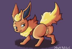 animal_genitalia anthro ass darkpatito flareon pokemon pokemon_(species) pussy tail vagina