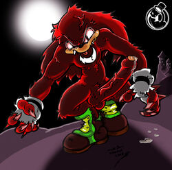 hyper knuckles_the_echidna male_only neokat sonic_(series) sonic_team sonic_unleashed tagme wereechidna