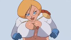 1girls animated breasts cleavage cleavage_cutout dc dc_comics gigantic_breasts glassfish karen_starr mp4 power_girl superman_(series) tagme video you_died