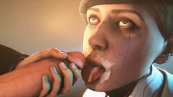 1boy 1girls 3d akatomasu beret brown_eyes brown_hair clothed clothing cum cum_in_mouth cum_on_face cum_on_tongue cumshot cumstring european eyeshadow eyewear faceless_male female hat light-skinned_female light-skinned_male light_skin looking_at_partner makeup male milf military military_hat military_uniform oral polish rainbow_six rainbow_six_siege running_mascara runny_makeup short_hair source_filmmaker tied_hair tom_clancy tongue tongue_out zofia_(rainbow_six)