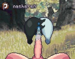 animated anus ass balls big_butt bodily_fluids breasts duo erection female female_penetrated first_person_view genital_fluids genitals gif humanoid imp_midna male male_penetrating male_penetrating_female male_pov midna nasharan nintendo no_helmet_imp_midna nude penetration penis pixel_art pussy sex short_playtime shortstack straight the_legend_of_zelda twili twilight_princess vaginal_penetration video_games