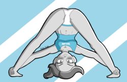 1girls ass bent_over female female_only legs niddy_griddy niddygriddy nintendo panties solo stretching super_smash_bros. wii_fit wii_fit_trainer yoga