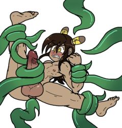 1boy imminent_rape kanabo_(poopishness) male male_only poopishness tentacle tentacle_rape