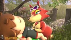 3d 3d_(artwork) animal_crossing animated audie_(animal_crossing) balls bodily_fluids breasts butt casual cum cumshot duo ejaculation female fur furry genital_fluids genitals hi_res human_on_anthro large_ass male male/female naked nintendo no_sound nude outercourse paizuri penis public sex similar_looking source_filmmaker straight tagme thick_ass thick_thighs topwear video video_games villager_(animal_crossing) zensintemple