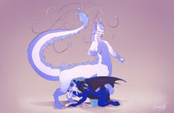 anal anal_fisting anthro antlers asian_mythology ball_fondling balls barbel_(anatomy) bodily_fluids closed_eyes cum cum_in_mouth cum_in_throat cum_inside cum_on_ground cum_while_penetrated deep_throat diphallia diphallism dragon dragon_taur duo east_asian_mythology eastern_dragon ejaculation erection etis fellatio fisting flesh_whiskers fondling foot_in_ass genital_fluids genitals hands-free hi_res horn knotting male male/male membrane_(anatomy) membranous_wings multi_genitalia multi_penis mythology neck_bulge oral oral_knotting penetration penile penis poulet-7 scales sex taur tongue tongue_out wings xan_(character)