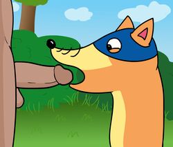 animated dora_the_explorer fellatio fox gay gif human human_on_anthro interspecies male male/male male_on_anthro male_only nick_jr nickelodeon nickjr oral swiper twitter_link weridartist yaoi