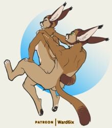 2020 4_toes 5_fingers ambiguous_penetration anthro anthro_on_anthro anthro_penetrated anthro_penetrating anthro_penetrating_anthro breasts brown_body brown_fur caracal caracal_(genus) closed_eyes dipstick_tail duo ear_tuft faint_(artist) felid feline female female_penetrated fingerless_(marking) fingers from_behind_position fur green_eyes inner_ear_fluff male male_penetrating male_penetrating_female mammal multicolored_tail open_mouth penetration rear_view selfcest sex side_boob square_crossover straight toeless_(marking) toes tuft