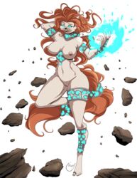 alpha_channel anthro blue_eyes breasts brown_hair domestic_cat felid feline felis female genitals glowing glowing_eyes hair hi_res jasmine_(yawg) magic mammal navel nipples nude pussy simple_background solo transparent_background yawg