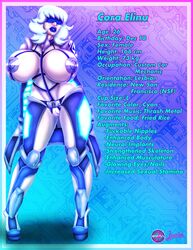 big_breasts big_lips bimbo blue_hair blue_lips blue_lipstick bodysuit breasts busty character_sheet clitoral_hood clitoris cora_elinu_(neo_world_order) crotchless cybernetics cyberpunk cyborg eyewear full_body hourglass_figure huge_breasts jsyrin large_breasts lipstick long_hair makeup neo_world_order neon neon_lights pale-skinned_female pale_skin pinup pinup_pose pose posing puffy_lips pussy revealing_clothes skimpy skimpy_clothes skin_tight standing sunglasses tagme thick_lips two_tone_hair vagina visor white_hair wide_hips