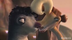 20th_century_fox 20th_century_studios ai_generated animated blue_sky_studios ice_age_(film) ice_age_(series) jennifer_(ice_age) rachel_(ice_age) tagme video