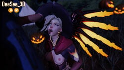 1girls 3d alternate_costume big_penis blizzard_entertainment blonde_hair blue_eyes breasts cum cum_in_mouth cum_on_face cumshot deesee3d eyeshadow female halloween halloween_costume mercy overwatch pale_skin pumpkin slim tied_hair tongue tongue_out witch witch_hat witch_mercy