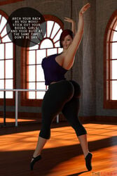 1girls 3d 3d_(artwork) areolae ass ballet ballet_shoes breasts bubble_ass bubble_butt curves curvy curvy_body curvy_female curvy_figure curvy_hips dancer dancing dat_ass dialogue fat_ass female female_only gigantic_breasts hips hourglass_figure huge_ass legs looking_at_viewer milf original rachel_dumass red_hair round_ass showing_off solo speech_bubble thefoxxx thick thick_hips thick_legs thick_thighs vixensville voluptuous waist watermark wide_hips woman