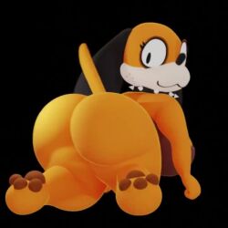 big_ass bubble_butt female furry huge_ass huntress_(lewdewott) koreyvee tagme thick_thighs video wide_hips