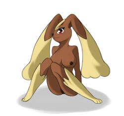 anthro female hi_res lopunny miragepotato nintendo pokémon_(species) pokemon pokemon_(species) solo video_games