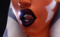 3d 3d_(artwork) ahsoka_tano blender_(software) lips lipstick smitty34 star_wars star_wars:_the_clone_wars tagme