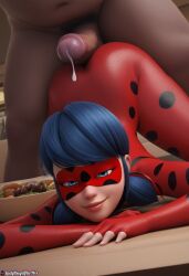 3d ai_generated big_ass jackochallenge ladybug_(character) ladybugafterhrs miraculous_ladybug ugly_bastard