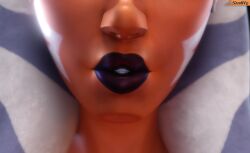 3d 3d_(artwork) ahsoka_tano blender_(software) lips lipstick smitty34 star_wars star_wars:_the_clone_wars tagme