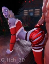 1boy 1girls 3d blue_body christmas dbd dead_by_daylight doggy_style faceless_male ghost_girl gl1tch_3d monster_girl no_sound rin_yamaoka shorter_than_10_seconds straight tagme the_spirit_(dead_by_daylight) vertical_video video white_eyes