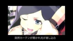 animated artist_request black_hair censored clothed_sex clothing cum cum_in_pussy etrian_odyssey landsknecht large_breasts long_video mating_press medium_breasts missionary_position overflow pantyhose pink_hair pubic_hair skirt sound straight tagme video