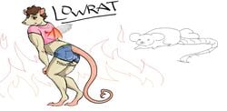 anthro fur furry furry_only furry_rat fursona gamecube gay lowart lowrat male male_only rat sissy