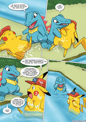 ashchu comic male/ambiguous pokemon tagme totodile