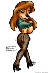 a_goofy_movie disney long_hair nipples roxanne_(goof_troop) tektonix wlevy