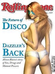 1girls 2009 3d alison_blaire anus ass dat_ass dazzler female looking_back marvel sideboob solo straight_hair the_pitt topless x-men