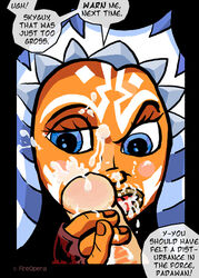 1boy 1girls ahsoka_tano anakin_skywalker clone_wars english_text female fireopera jedi jedi_knight jedi_padawan male penis star_wars tagme text the_clone_wars:_season_one togruta