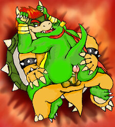 ass bowser buttjob cape color donkey_kong_(series) green_shell horn_grab horns interspecies jiggawhat k_rool koopa kremling male male_only mario_(series) multiple_males nintendo nude shell spiky_shell straight_hair tail yaoi